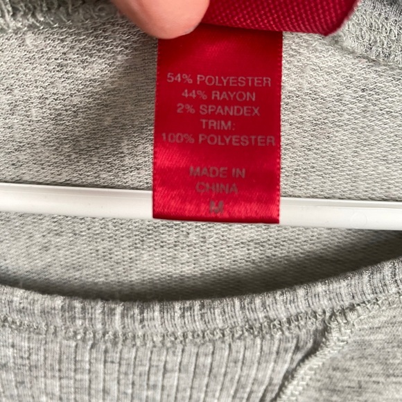 🍄 Daytrip Crewneck Sweatshirt with Satin Sleeves Medium - Picture 5 of 7